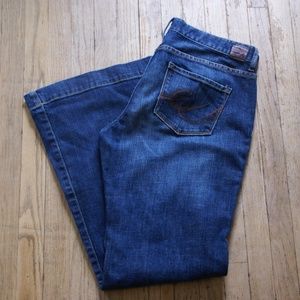 X2 BY EXPRESS SZ 12R EVA FULL LEG DARK WASH